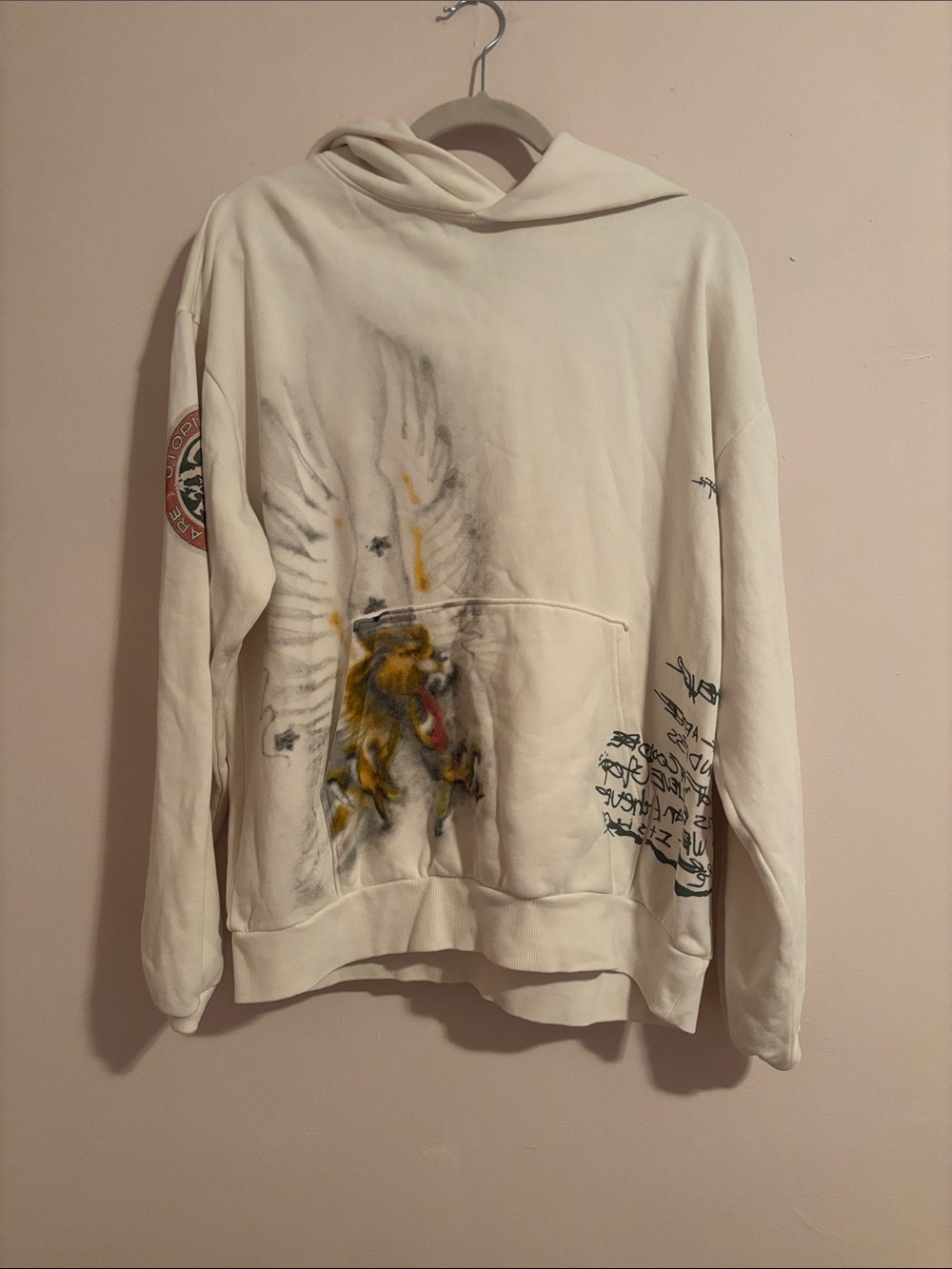 Travis Scott Circus Maximus Cream Hoodie